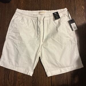 Michael Brandon White Athletic Shorts